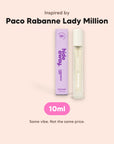 hideaway. Corporate Lady Perfume 10ml, inspired by Paco Rabanne Lady Million, made in Australia