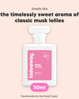 hideaway. Musk Sticks perfume 50ml bottle, vegan and handmade on the Gold Coast