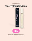 hideaway. Cosmic Kiss Perfume 10ml, inspired by Thierry Mugler Alien, made in Australia