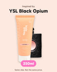 hideaway. Black Essence Hair Mask, inspired by YSL Black Opium, 250ml, made in Australia