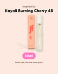 hideaway. Cherry Blaze Perfume 10ml, inspired by Kayali Burning Cherry 48, made in Australia
