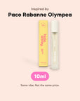 hideaway. Golden Run Perfume 10ml, inspired by Paco Rabanne Olympea, made in Australia