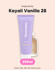 hideaway. Vanilla Delight Body Wash, inspired by Kayali Vanilla 28, 250ml, made in Australia
