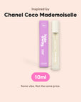 hideaway. Elegant Charm Perfume 10ml, inspired by Chanel Coco Mademoiselle, made in Australia