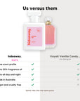 hideaway. Sugar Fix perfume compared to Kayali Vanilla Candy Rock Sugar 42, same scent profile and up to 30% fragrance oil, made in Australia, vegan and cruelty free