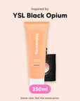 hideaway. Black Essence Shampoo, inspired by YSL Black Opium, 250ml, made in Australia