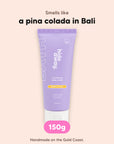 hideaway. Pineapple Coconut Body Scrub, 150g, vegan and made in Australia