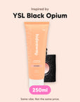 hideaway. Black Essence Conditioner, inspired by YSL Black Opium, 250ml, made in Australia