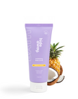 Sweet tropical scrub with pineapple and coconut. Gently buffs and smells like summer.