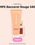 hideaway. Aurora Rouge Conditioner, inspired by MFK Baccarat Rouge 540, 250ml, made in Australia