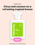 hideaway. Lime Coconut perfume 50ml bottle, vegan and handmade on the Gold Coast